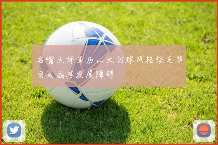 名嘴点评亚历山大打球风格缺乏华丽或成其发展障碍